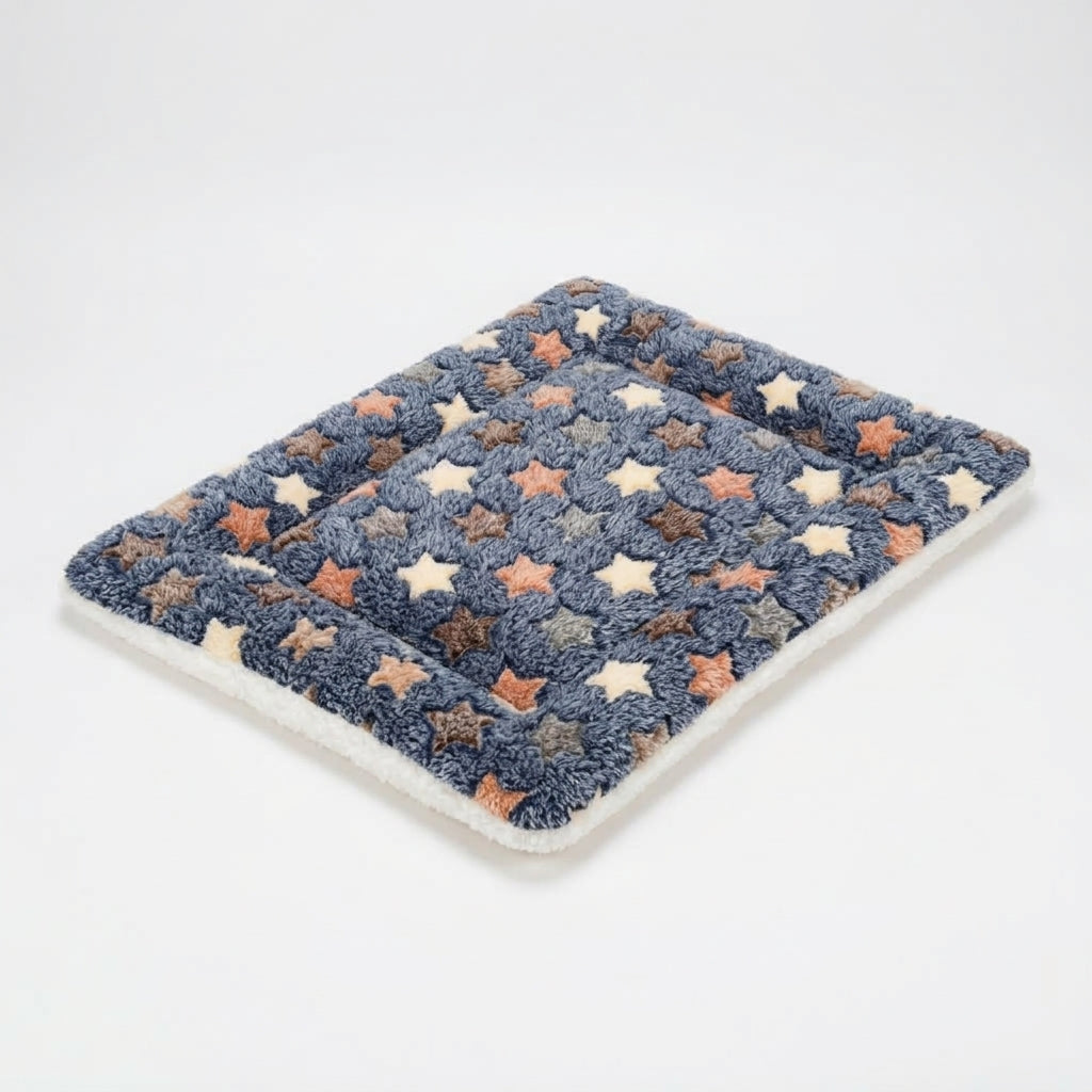 Printed Pet Sleeping Mat - Foldable Dog Cat Floor Bed