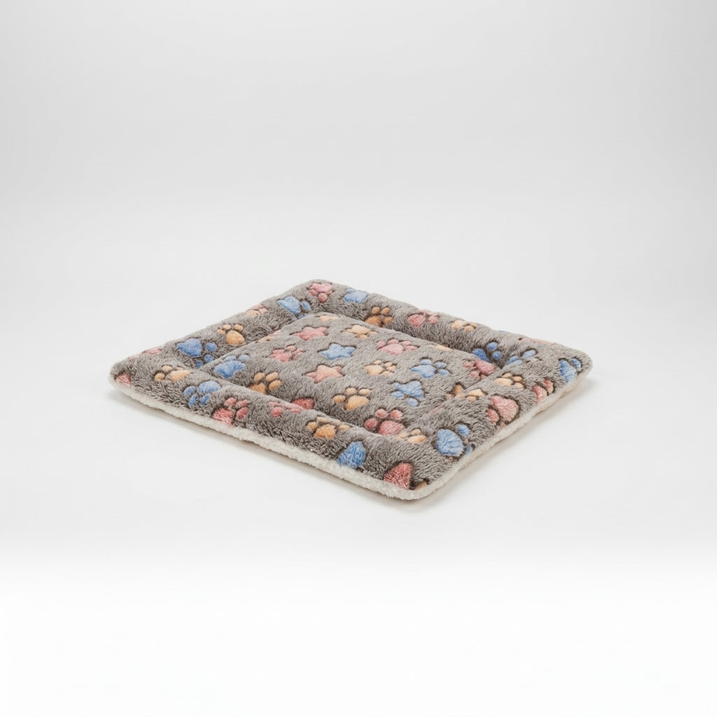 Printed Pet Sleeping Mat - Foldable Dog Cat Floor Bed