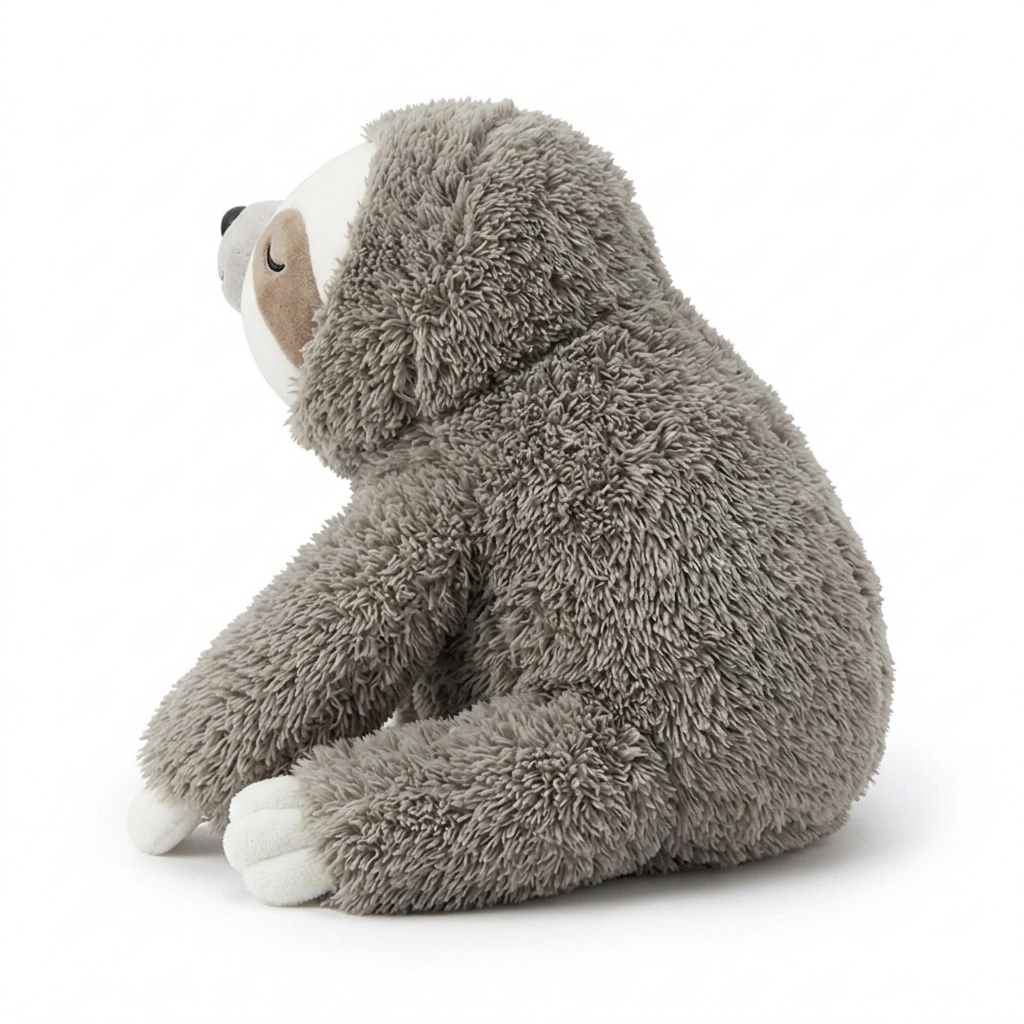 Heartbeat Plush Sloth Comfort Toy for Puppies Crate Training Sleep Aid Calming Companion