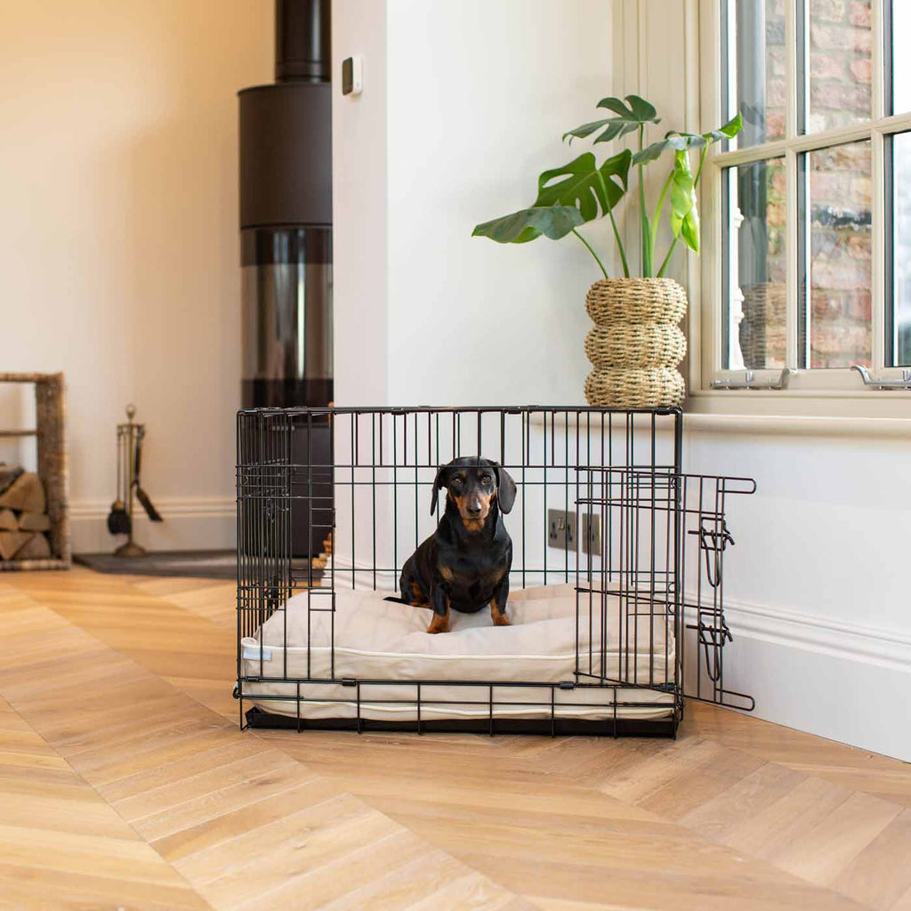 Hundekissen Baumwolle Savanna Oatmeal Maschinenwaschbar Wasserabweisende Auskleidung