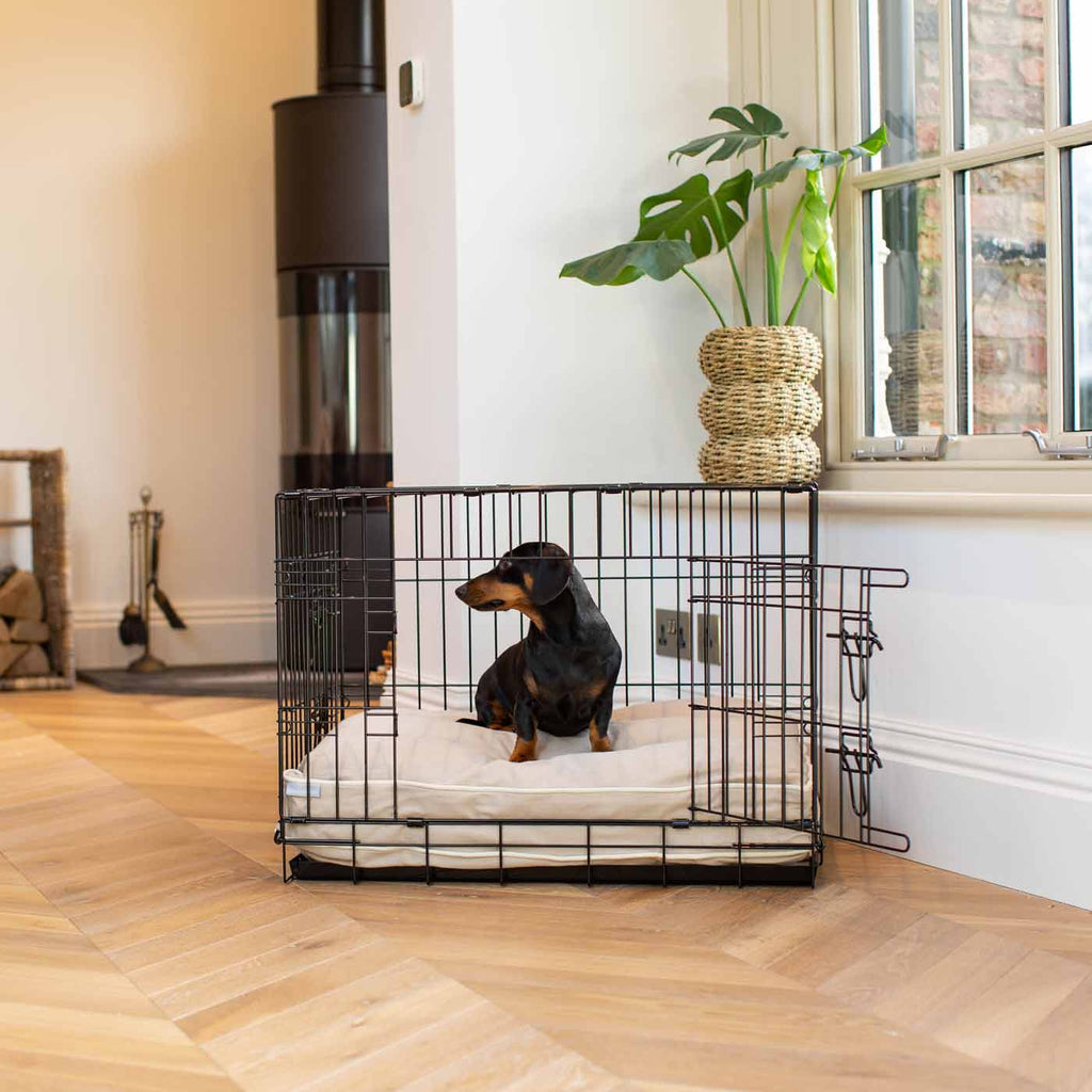 Hundekissen Baumwolle Savanna Oatmeal Maschinenwaschbar Wasserabweisende Auskleidung
