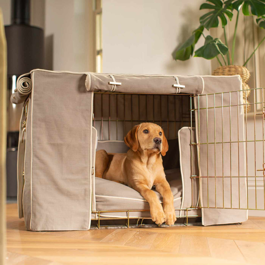 Niche pour chien Set Savanna Stone Coton Écologique Entièrement Doublé Personnalisé