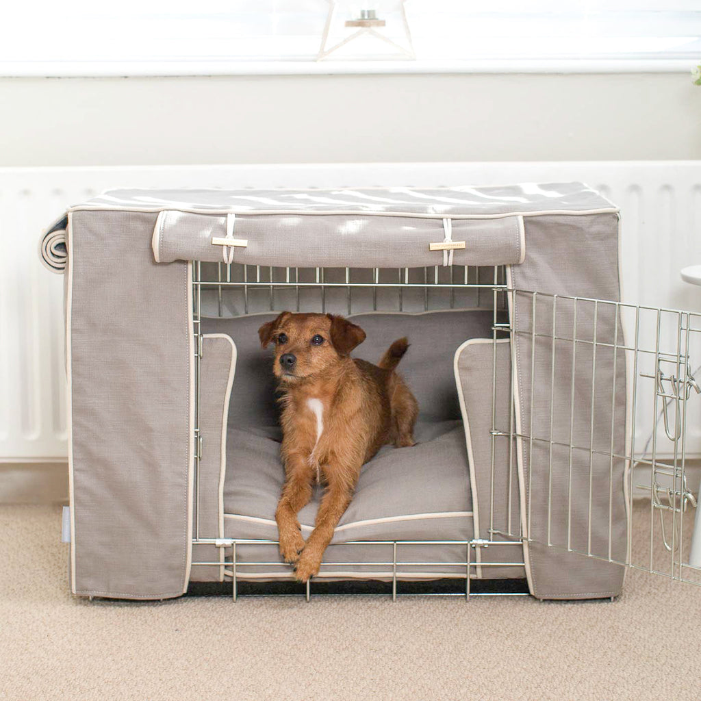 Niche pour chien Set Savanna Stone Coton Écologique Entièrement Doublé Personnalisé
