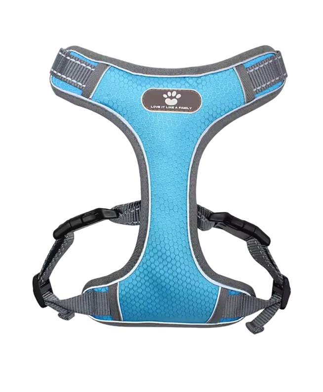 Vest Style Harness and Leash Set for Small Dogs and Cats Breathable Reflective