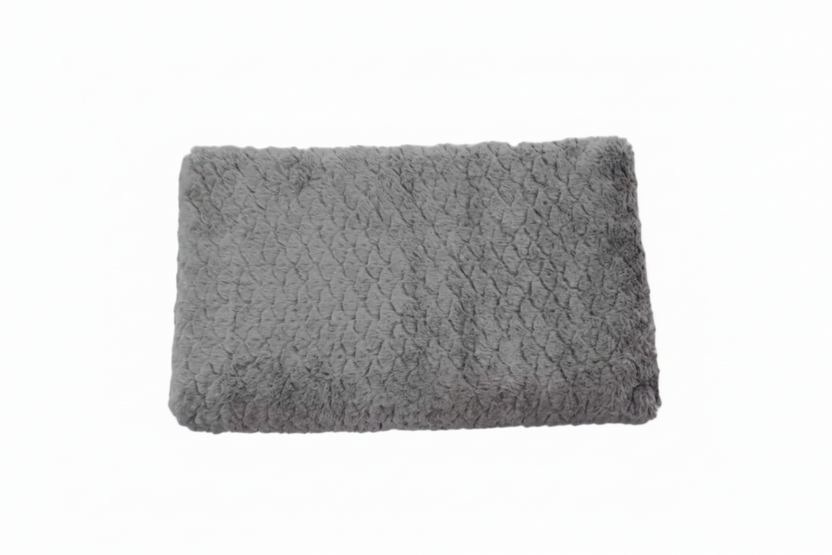 Waterproof Orthopedic Dog Bed Mat Flat Pet Sleeping Pad 3D Foam Washable Faux Fur Cover for Small Medium Large Dogs Crate Mat