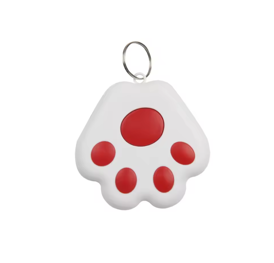 Pfotenform Bluetooth Tracker für Haustiere Schlüssel Taschen Anti-Verlust Finder iOS Android