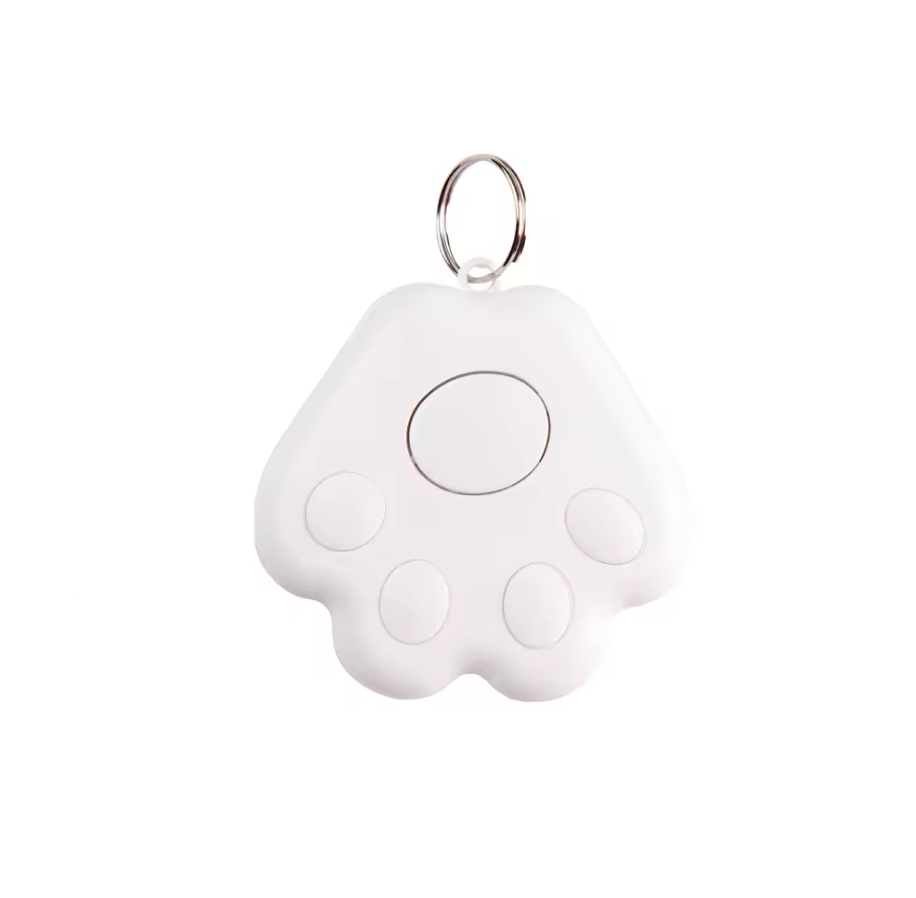 Pfotenform Bluetooth Tracker für Haustiere Schlüssel Taschen Anti-Verlust Finder iOS Android