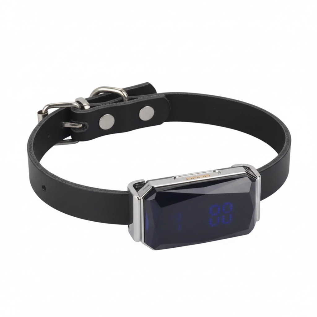 Wasserdichtes GPS-Haustierhalsband Echtzeit-Tracking-App Smart Locator Katzen Hunde