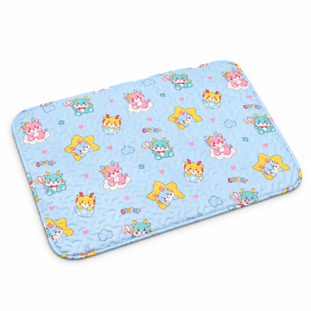 Tapis de lit respirant pour animaux de compagnie d'été motif avocat, surface texturée antidérapante, léger pour la maison ou les voyages