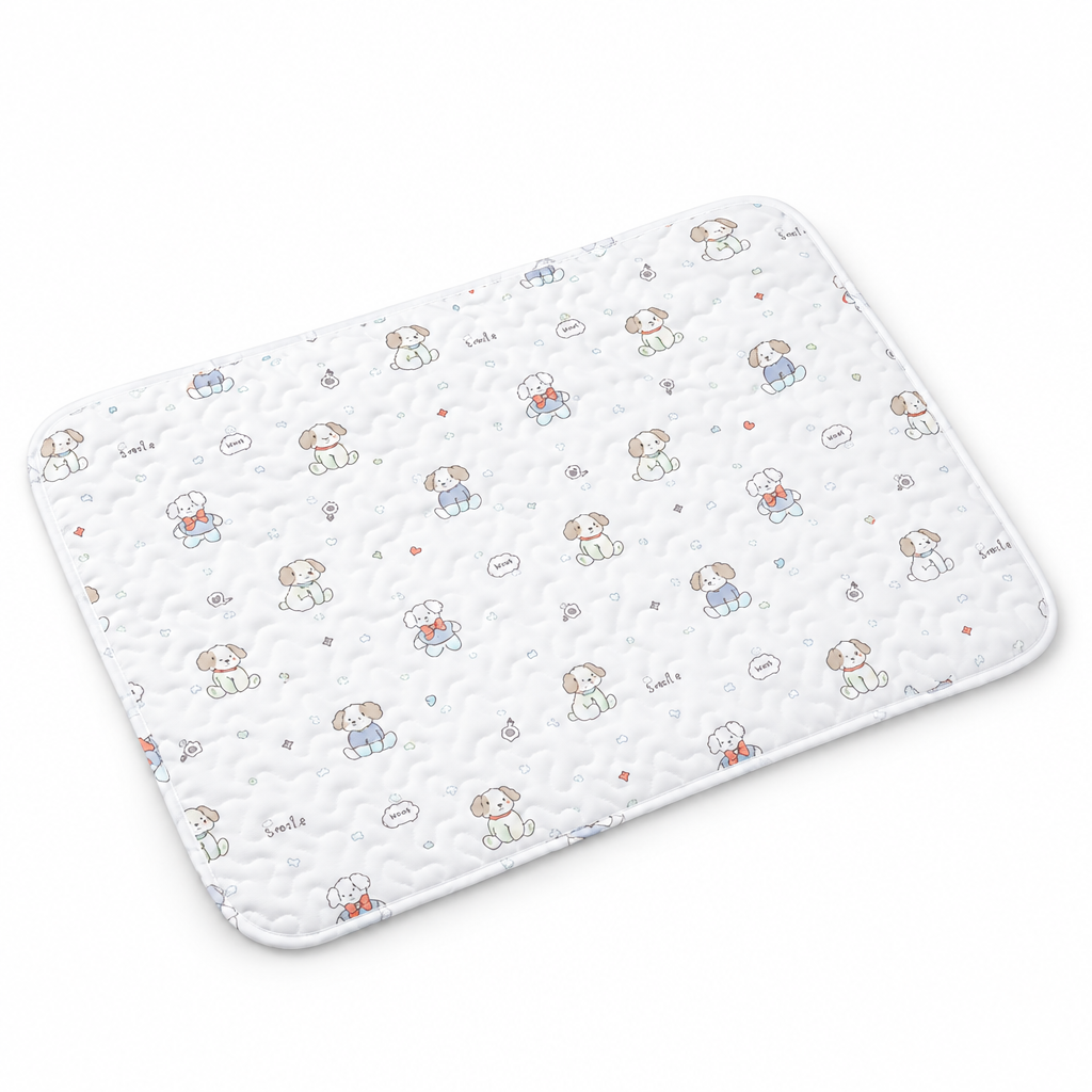 Tapis de lit respirant pour animaux de compagnie d'été motif avocat, surface texturée antidérapante, léger pour la maison ou les voyages