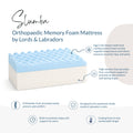 Coussin pour chien fait main Balmoral Tweed Naturel Lavable en machine Résistant à l'eau