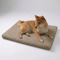 Orthopedic Foam Flat Dog Mat with dog
