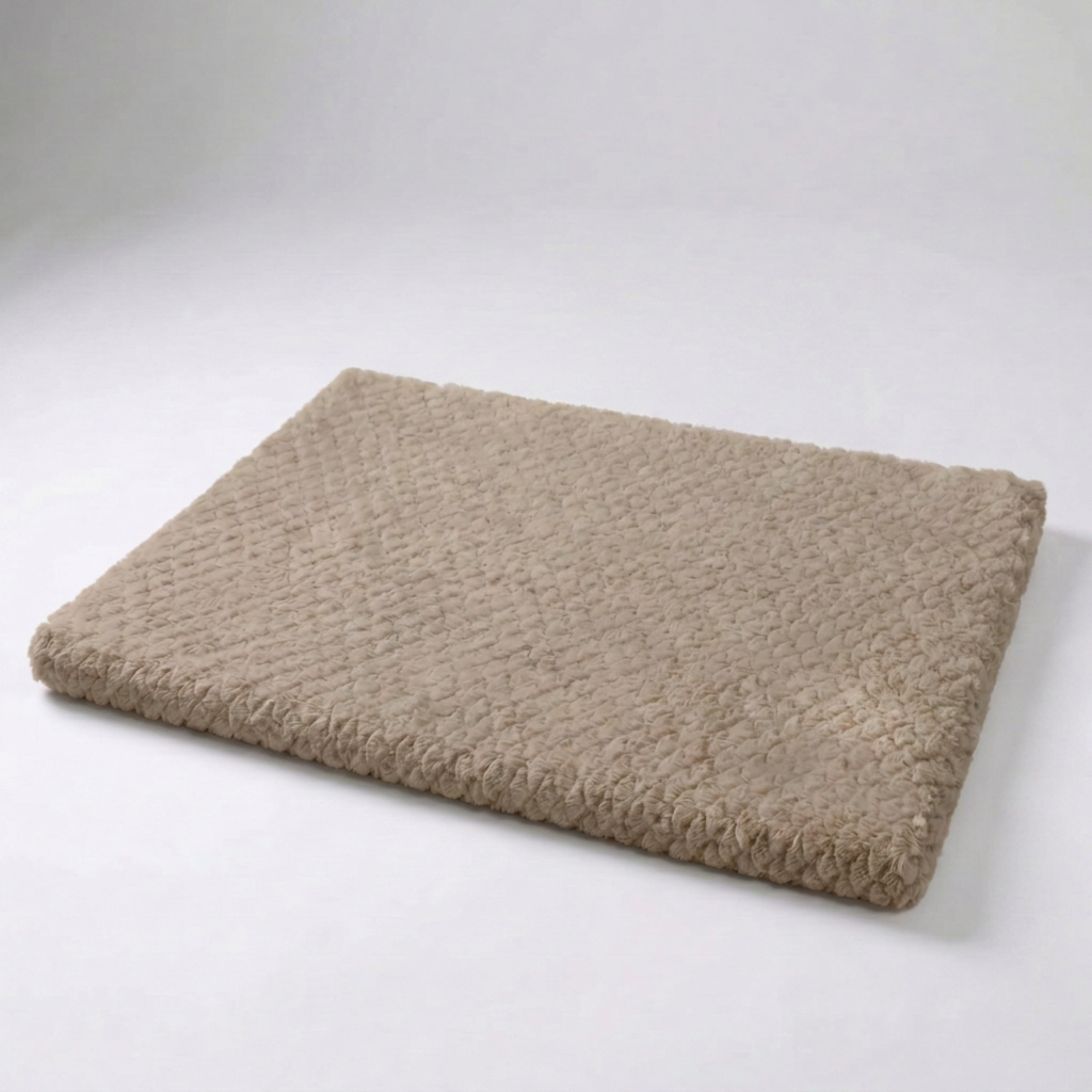 Orthopedic Foam Flat Dog Mat angled view
