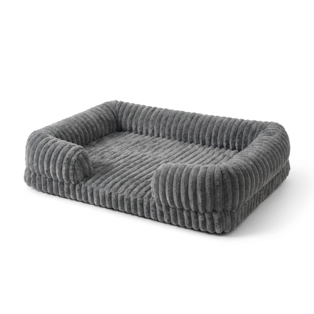 Sofa Style Orthopedic Dog Bed angled view