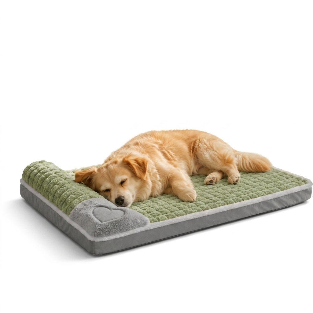 Memory Foam Pet Bed with pet