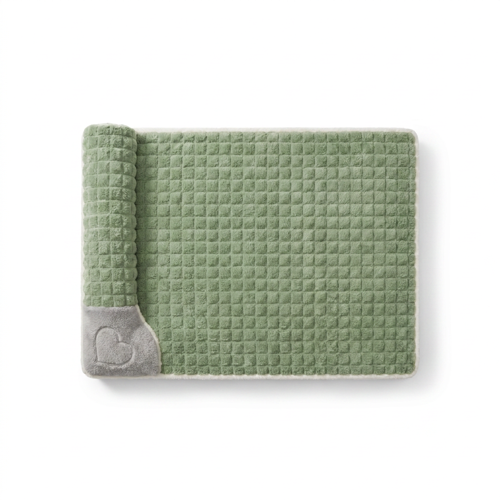 Memory Foam Pet Bed top-down view