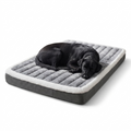 Ribbed Plush Foam Pet Mattress with pet
