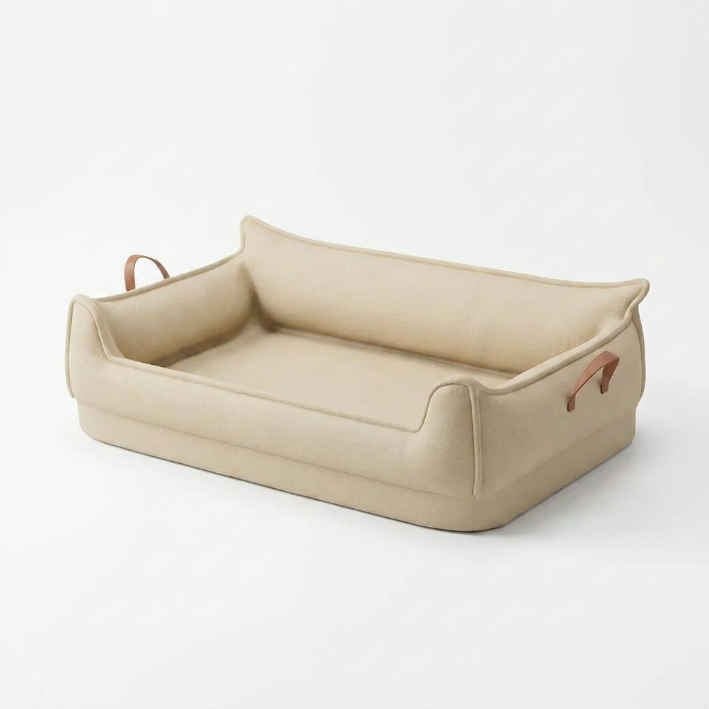 Water Repellent Sofa Dog Bed angled view