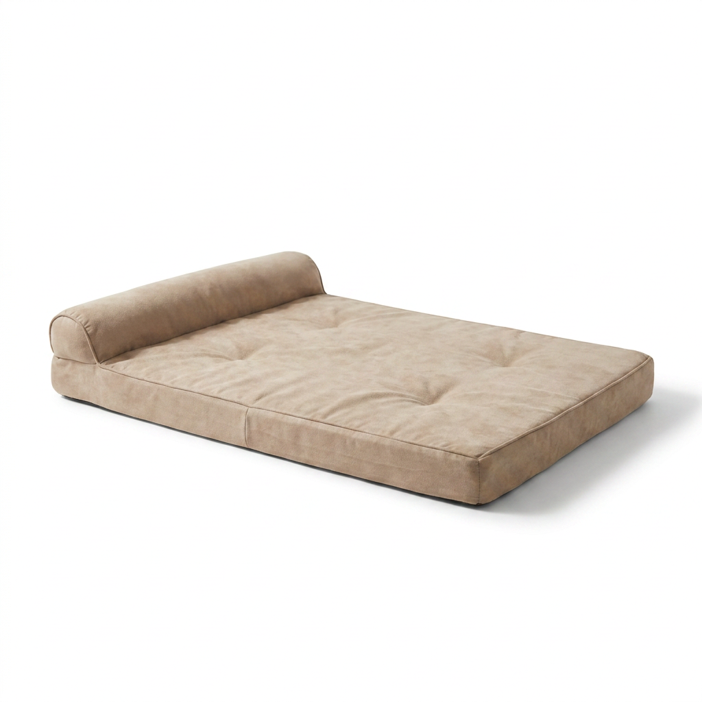 3-in-1 Convertible Pet Bed Sofa angled view