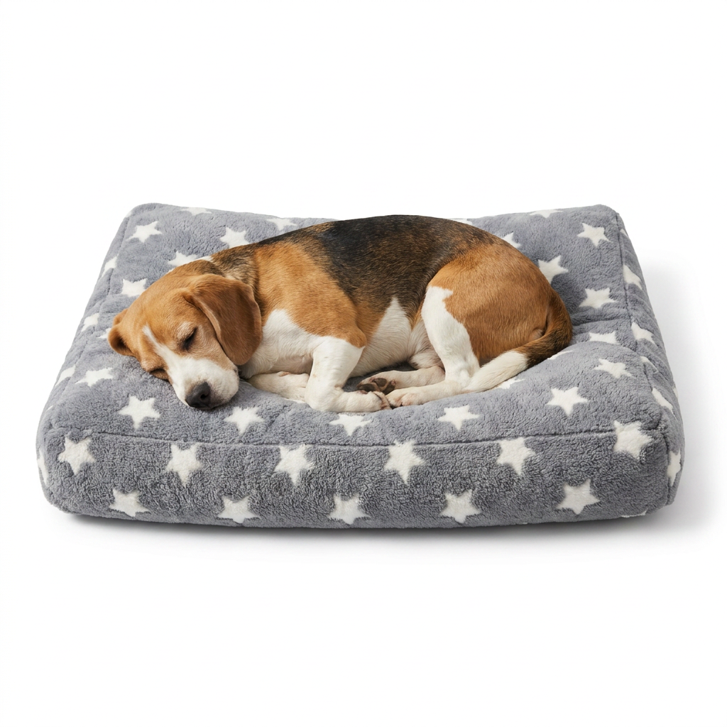 Printed Pet Sleeping Mat with pet