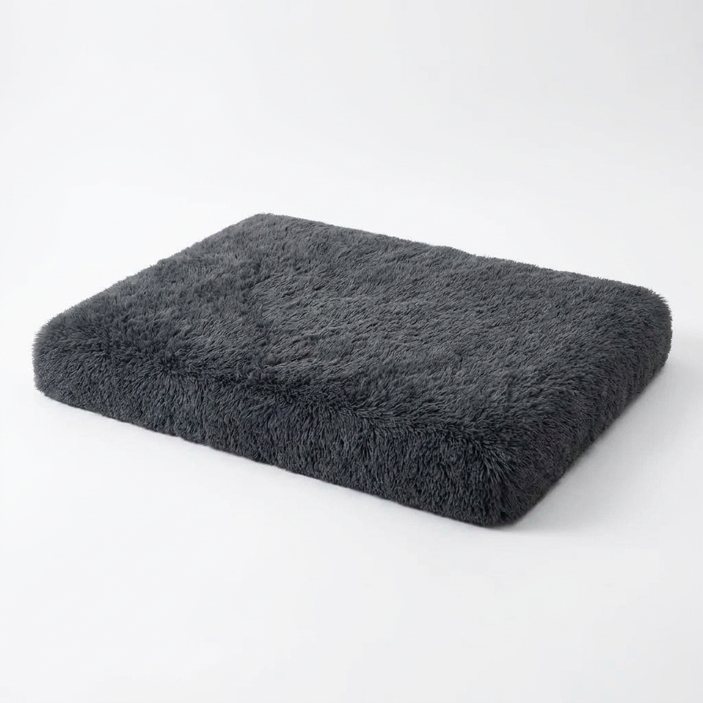Plush Foam Pet Mattress angled view
