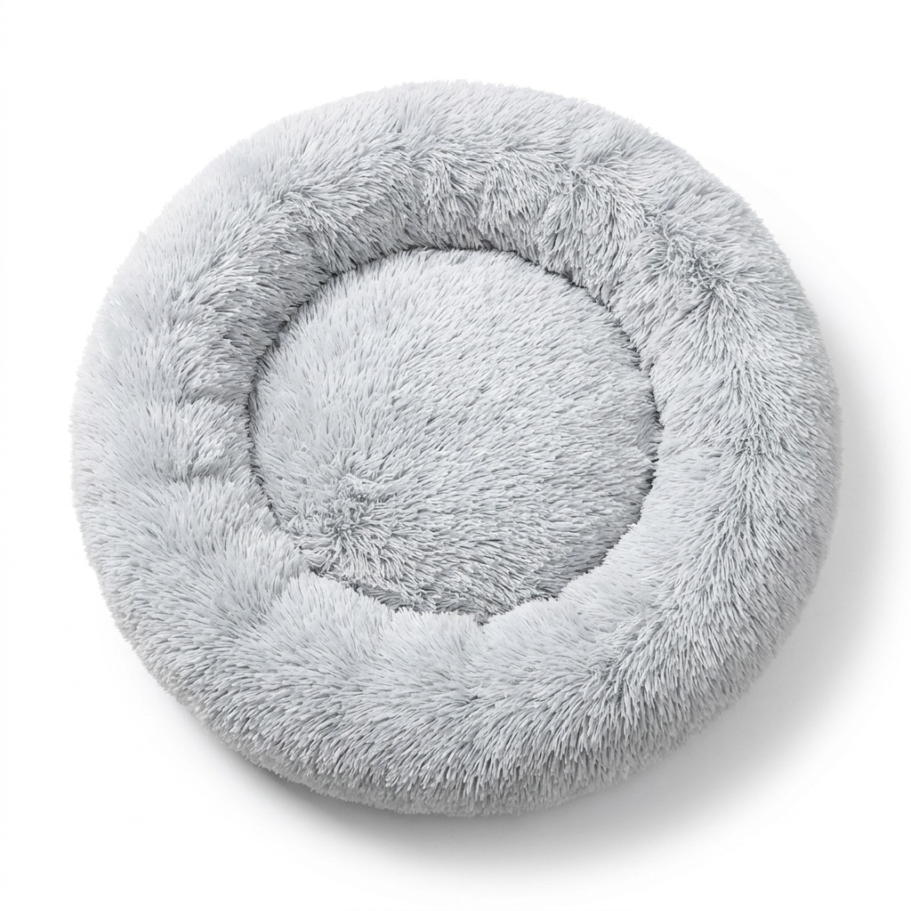 Egg Foam Sofa Dog Bed top-down view