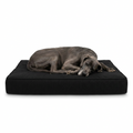 Washable Orthopedic Dog Crate Bed with dog