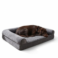 Extra Large Orthopaedic Dog Sleeping Bed with dog