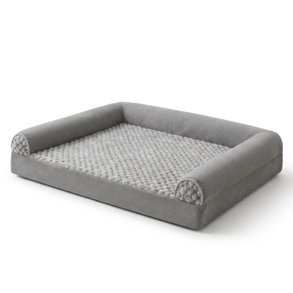 XL Orthopedic Dog Mattress angled view