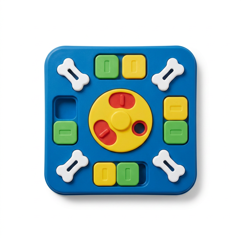 Sliding Treat Puzzle Board front view