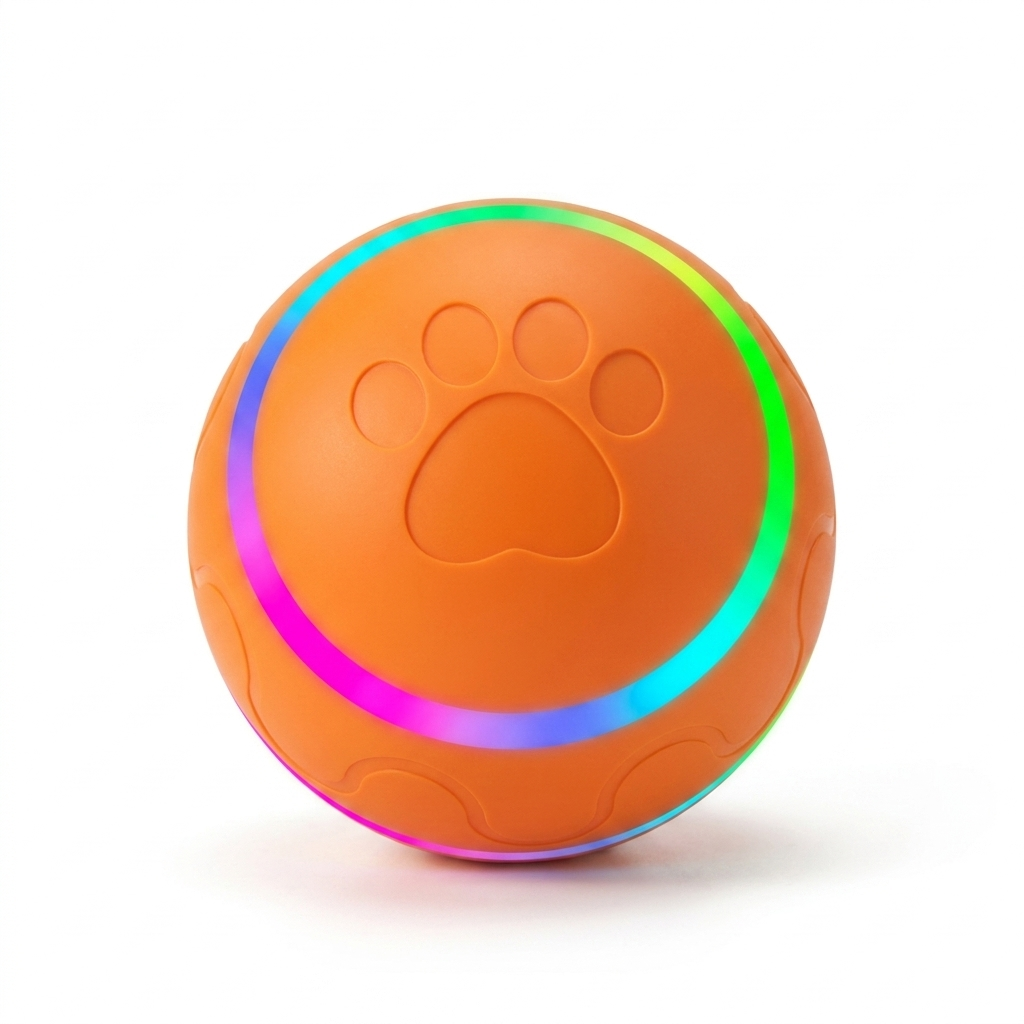 Remote Control Rolling Dog Ball front view