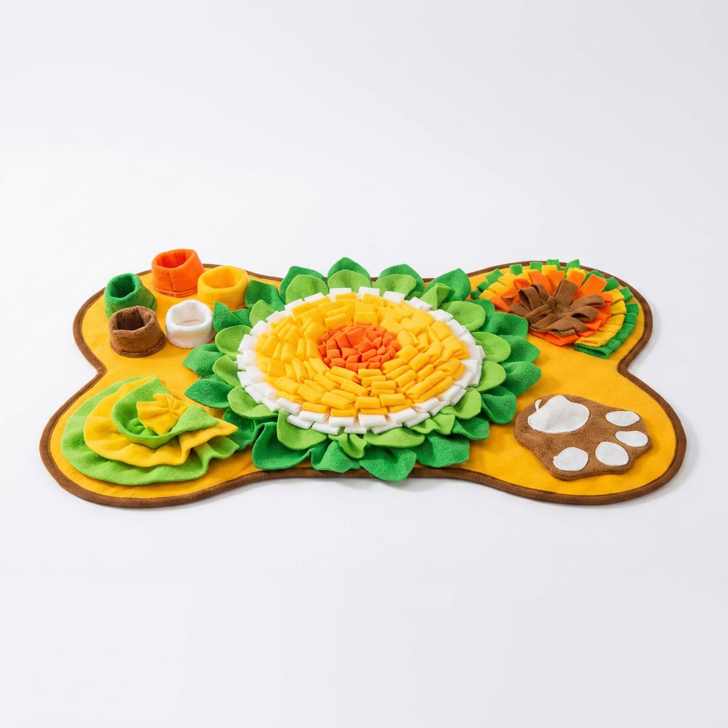 Bone Shaped Snuffle Mat front view