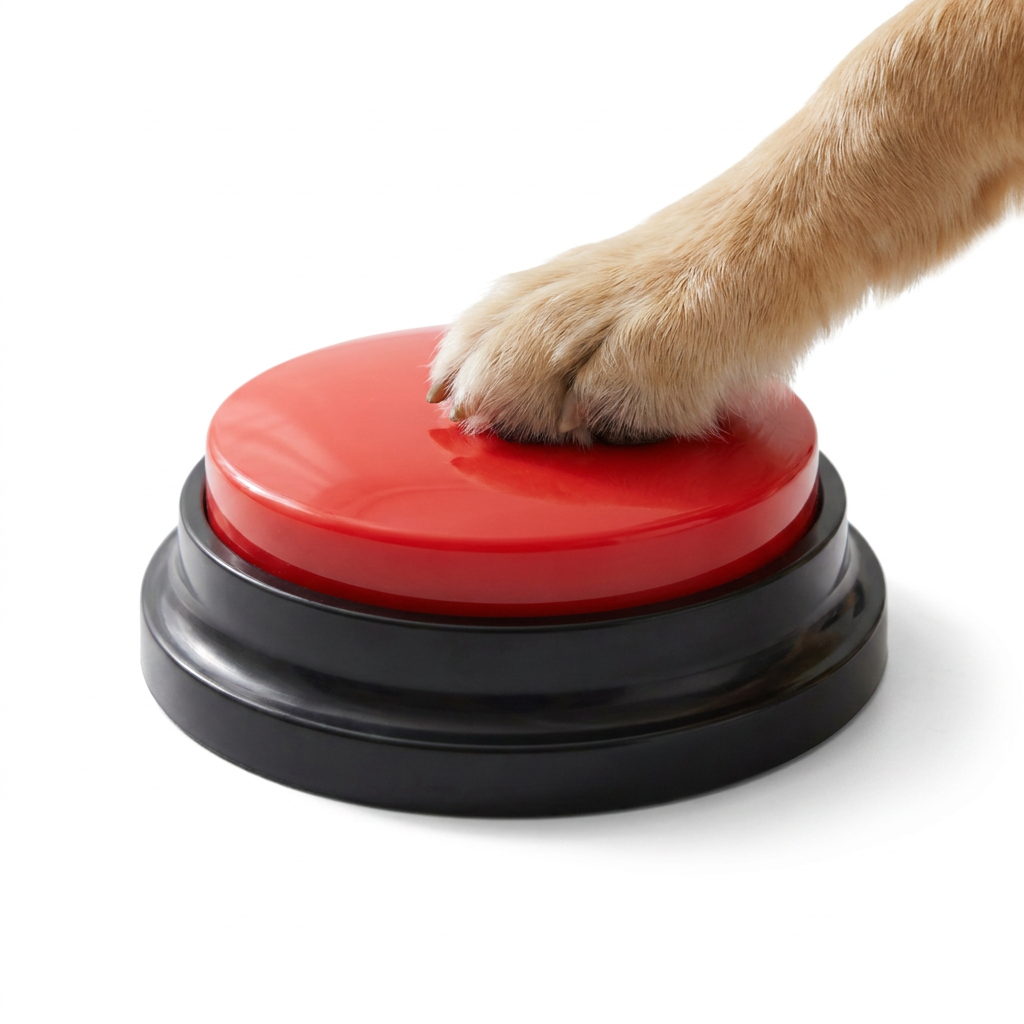 Recordable Voice Button Set with dog paw