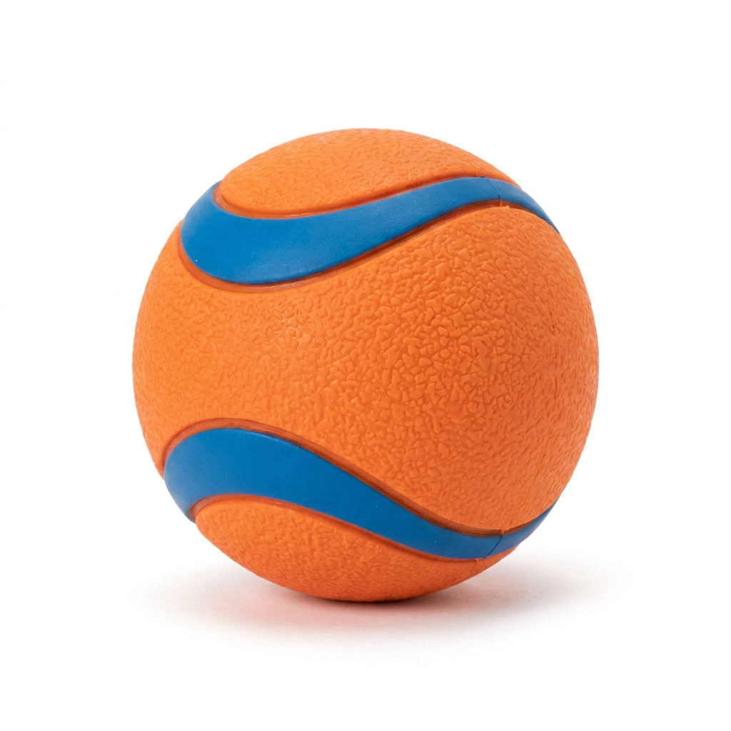 High-Bounce Fetch Ball angled view