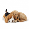 Heartbeat Plush Puppy Toy with puppy