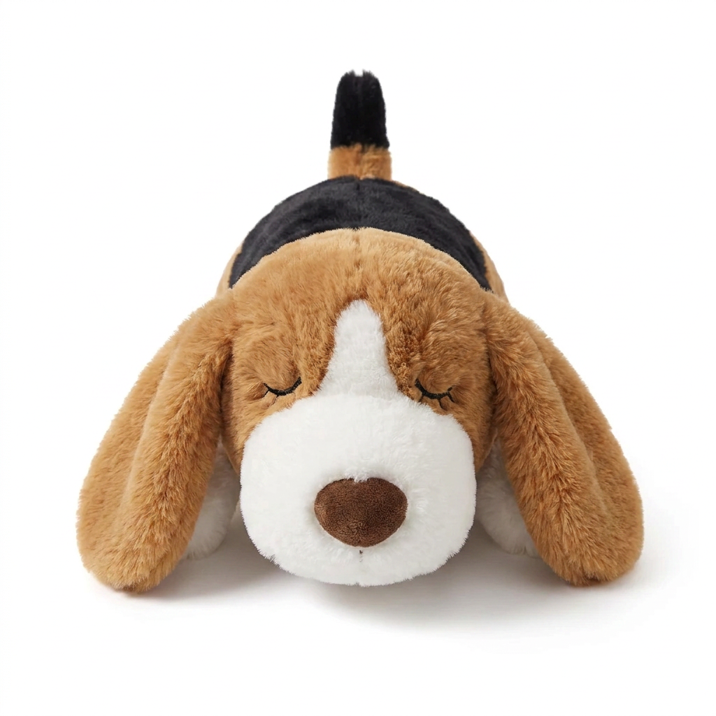 Heartbeat Plush Puppy Toy front view