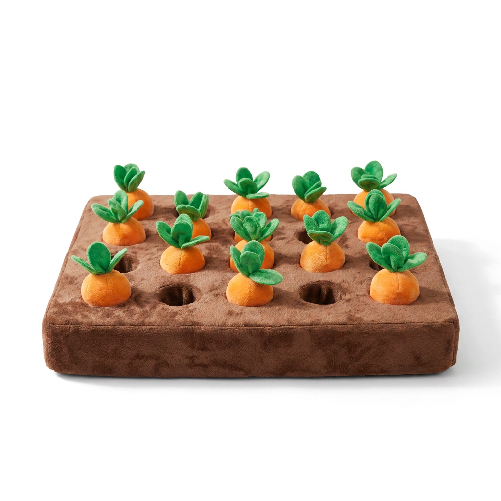 Carrot Strawberry Snuffle Mat front view