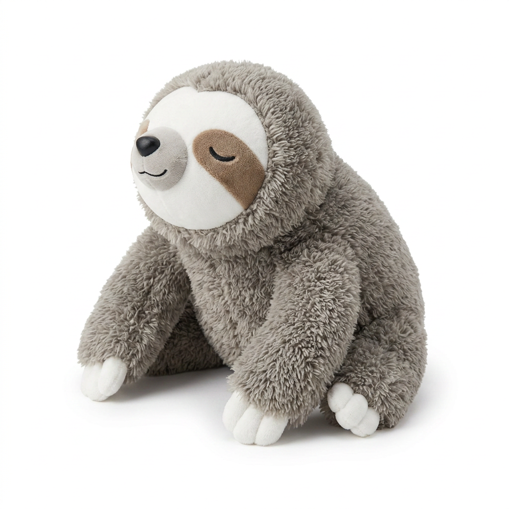Heartbeat Plush Sloth Comfort Toy angled view