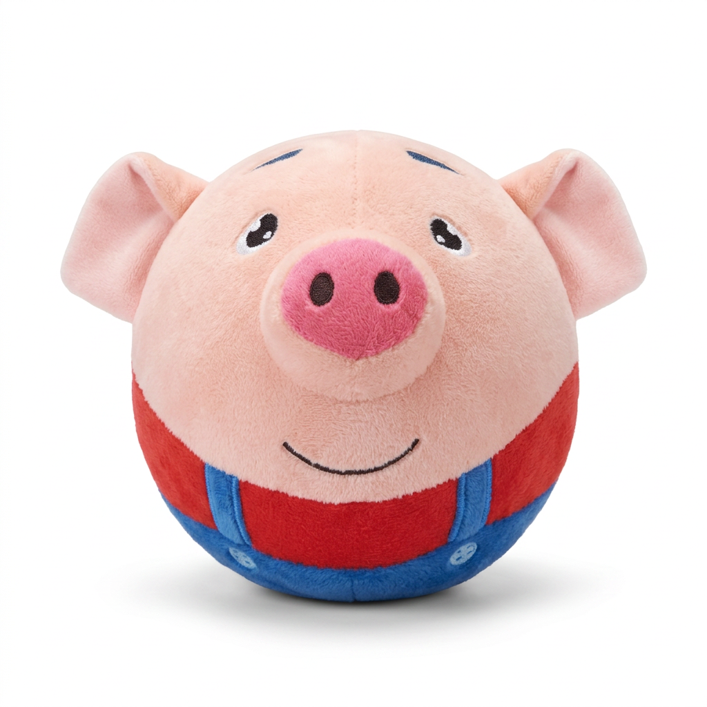 Self Moving Squeaky Plush Animal front view