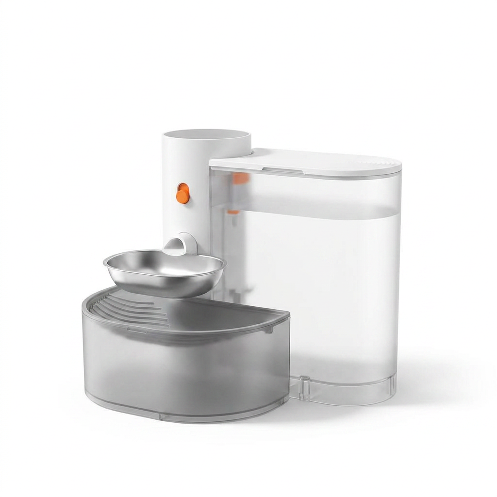 Wireless Automatic Pet Water Fountain front view