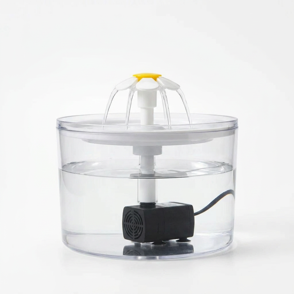 USB Cat Water Fountain with cat