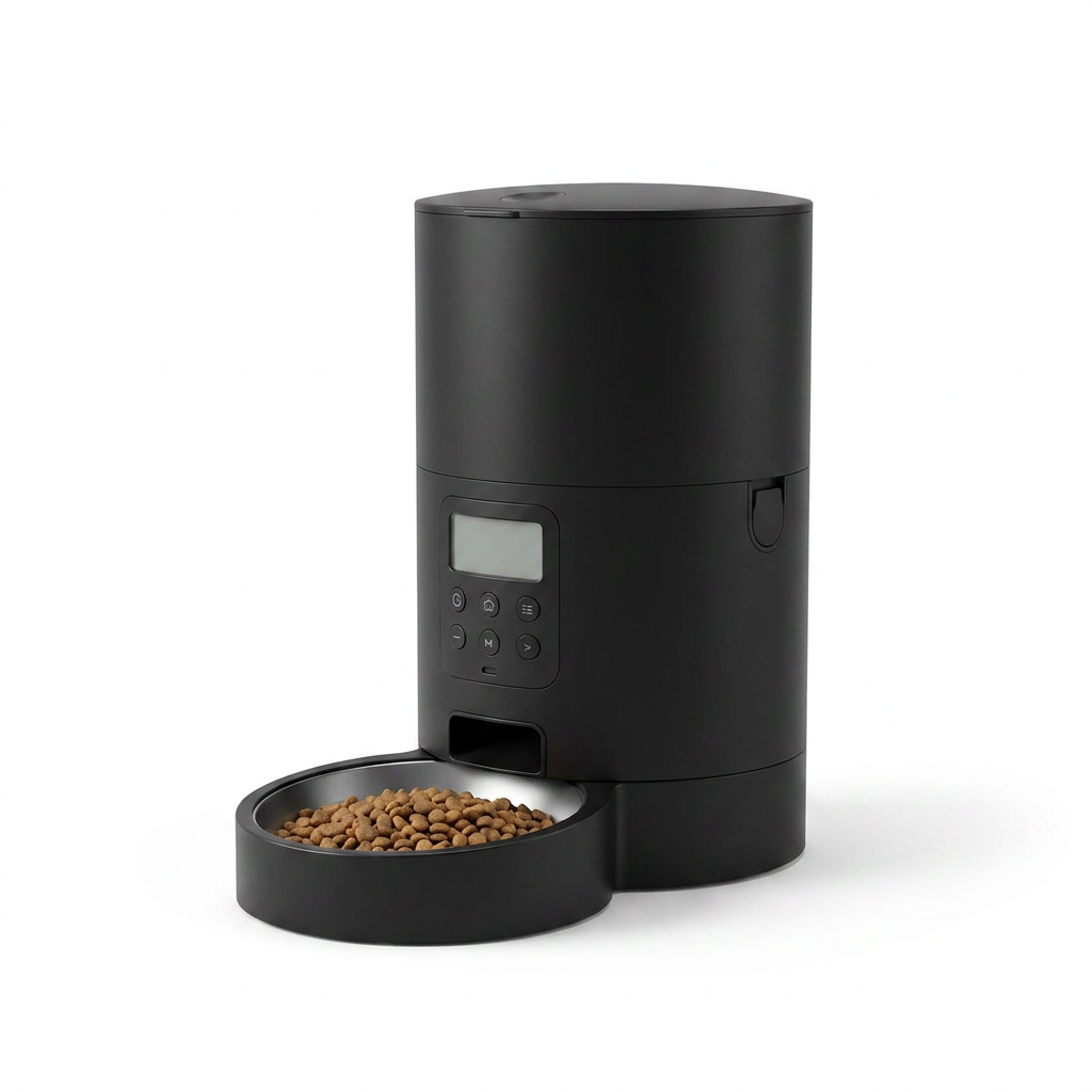 Automatic Pet Feeder angled view