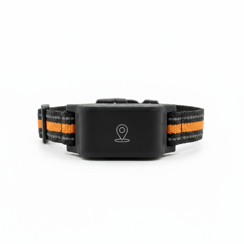 Waterproof Mini GPS Pet Collar front view