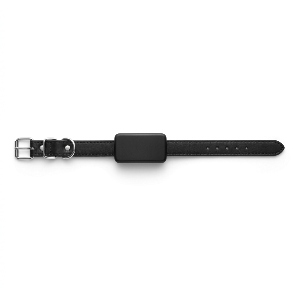 Waterproof GPS Pet Collar top-down view