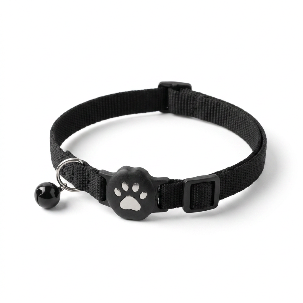 GPS Cat Collar angled view