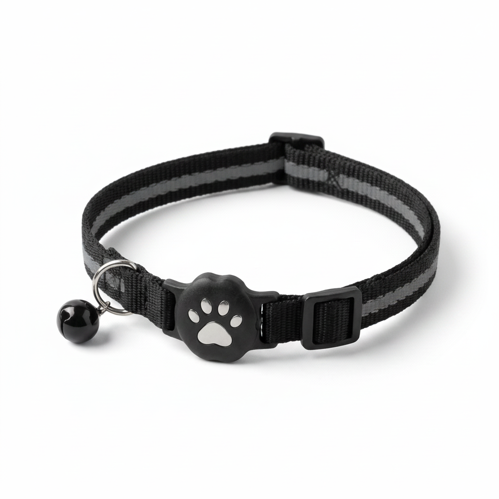 GPS Cat Collar angled view