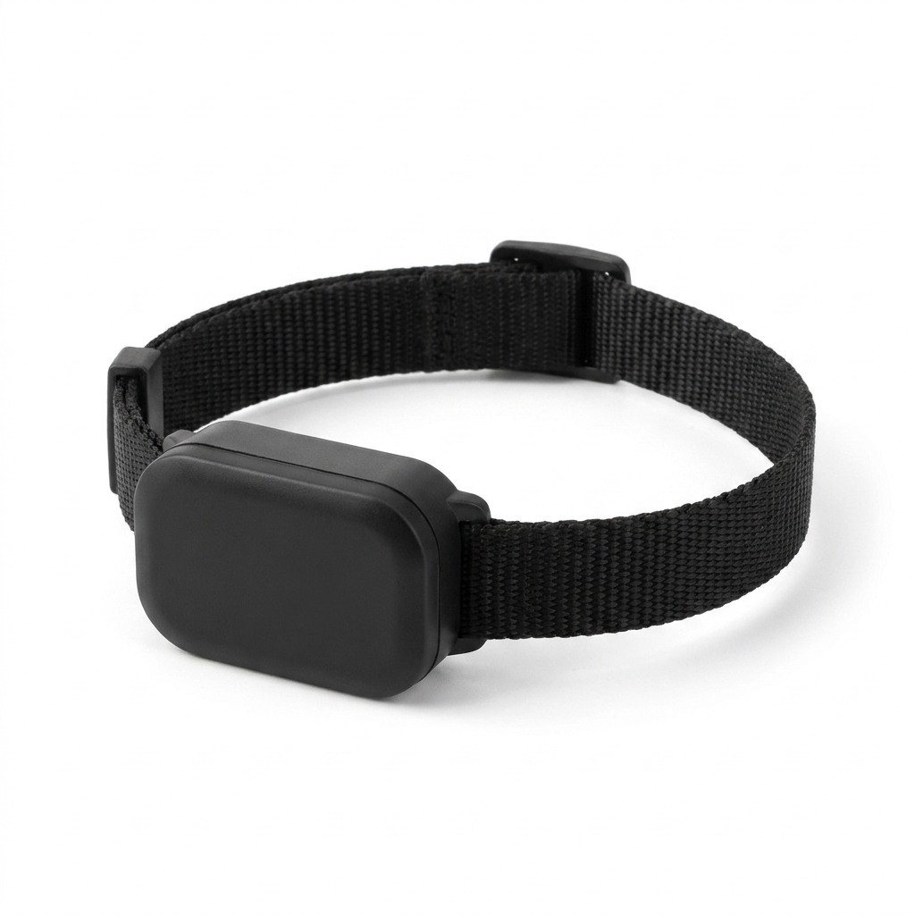 Bluetooth GPS Pet Collar angled view