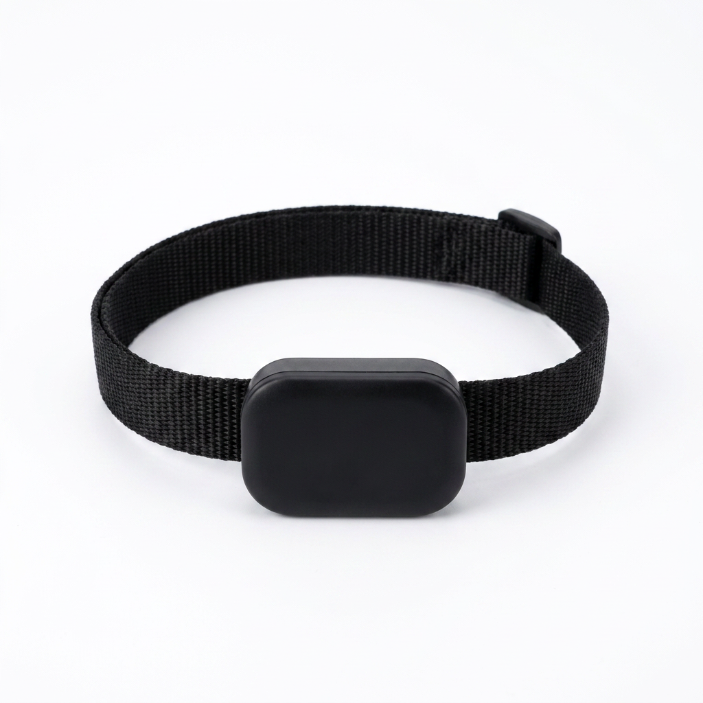 Bluetooth GPS Pet Collar top-down view