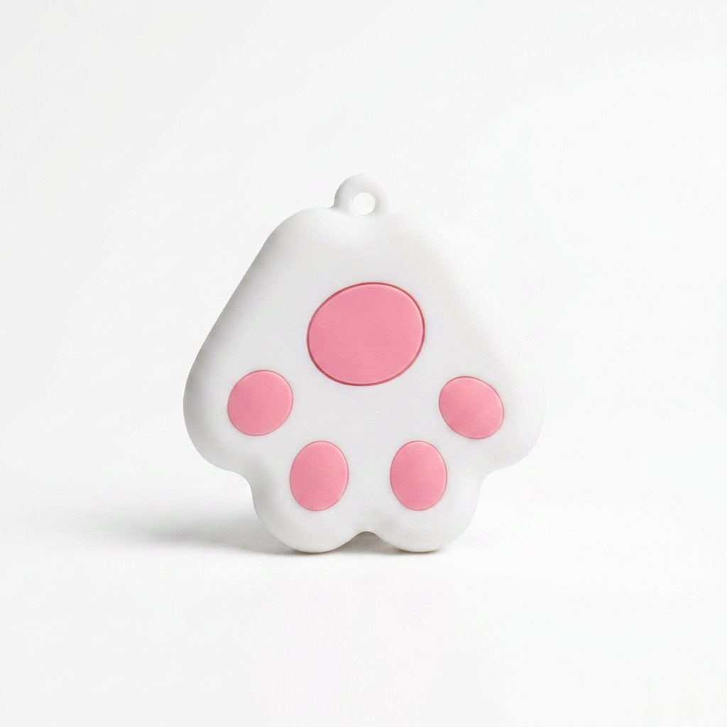 Paw Shaped Bluetooth Tracker front view