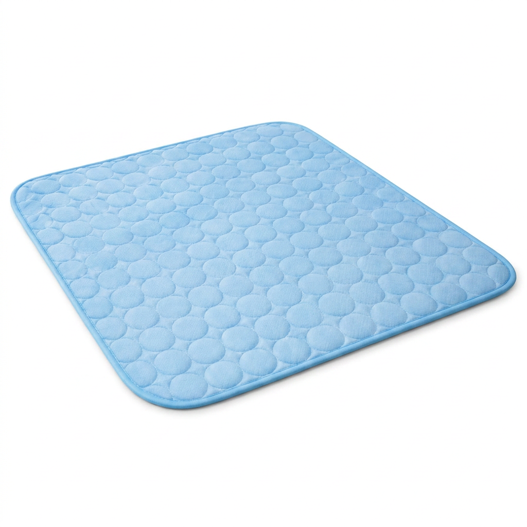 Washable Pet Cooling Mat angled view